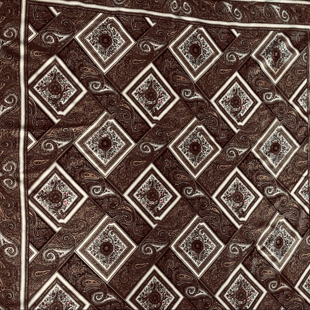 Vtg Signature Echo Square Silk Scarf - image 2